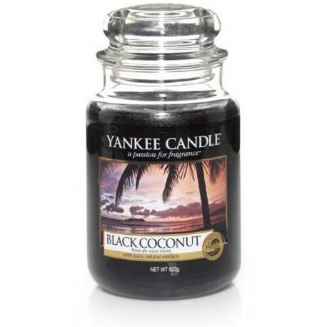 Yankee Candle Black Coconut słoik duży świeca zapachowa