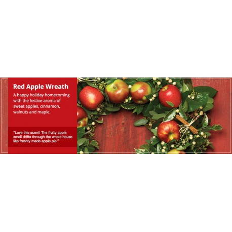 Yankee Candle Red Apple Wreath wosk zapachowy