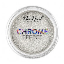 Neonail Chrome Effect - silver - pyłek do paznokci - efekt chromu 2 g