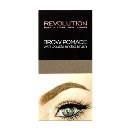 Makeup Revolution Brow Pomade Medium Brown pomada do brwi z pędzelkiem