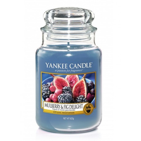 Yankee Candle Mulberry and Fig Delight słoik duży świeca zapachowa