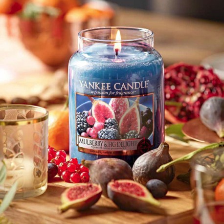 Yankee Candle Mulberry and Fig Delight słoik duży świeca zapachowa