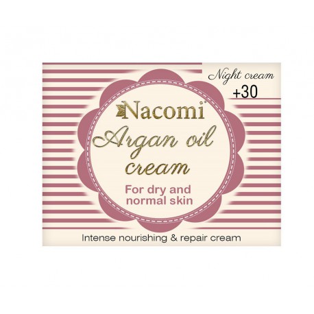 Nacomi Maroccan Argan Cream bogaty krem na noc 30+ 50 ml