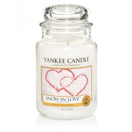 Yankee Candle Snow in Love słoik duży świeca zapachowa