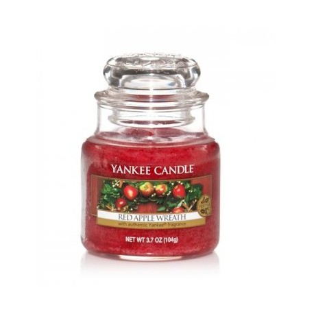 Yankee Candle Red Apple Wreath słoik mały świeca zapachowa