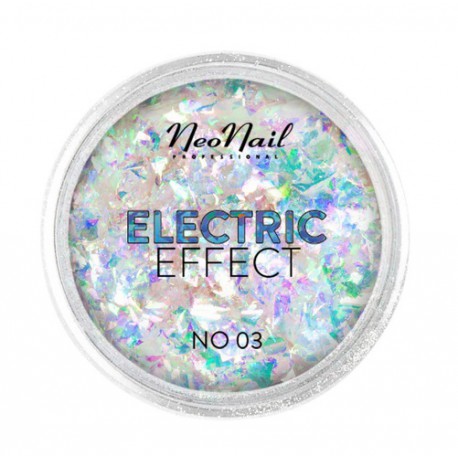 Neonail Electric Effect No. 03 - płatki folii do zdobień 0,3 g