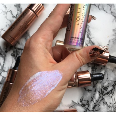 Makeup Revolution Liquid Highlighter Liquid - Unicorne Elixir - płynny rozświetlacz Makeup Revolution Liquid Highlighter Liquid - Unicorne Elixir - płynny rozświetlacz