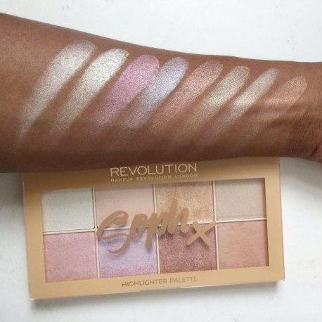 Makeup Revolution Soph X Highlighter Palette paleta rozświetlaczy Makeup Revolution Soph X Highlighter Palette paleta rozświetlaczy