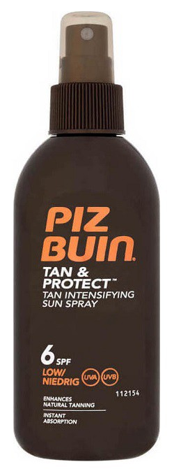 Piz Buin Tan & Protect Tan Intensifying Sun Spray SPF 6 - spray och
