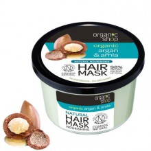 Organic Shop - Organiczny Argan i Amla - maska do włosów - głębokie odżywienie 250 ml