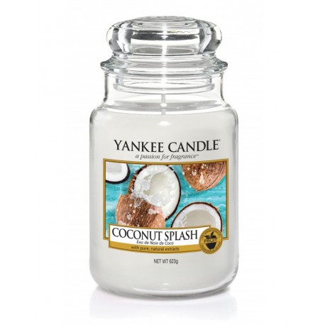 Yankee Candle Coconut Splash słoik duży świeca zapachowa