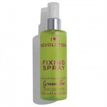 Makeup Revolution I Heart Revolution Fixing Spray - Green Tea - Spray utrwalający makijaż 100 ml
