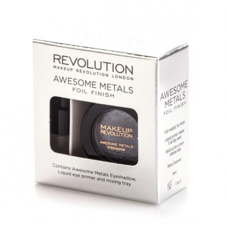 Makeup Revolution Eye Foils Black Diamond metaliczny cień Makeup Revolution Eye Foils Black Diamond metaliczny cień