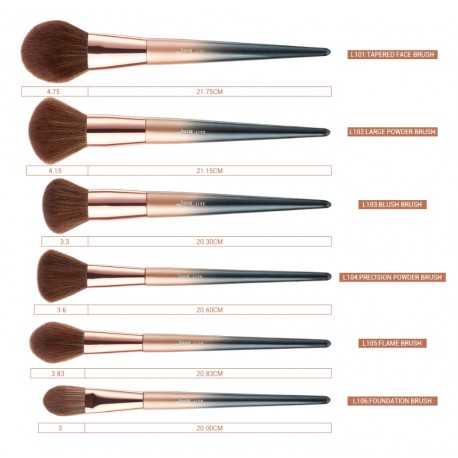 Jessup T264 Starry Black Luxury Brush Set - zestaw 18 pędzli do makijażu Jessup T264 Starry Black Luxury Brush Set - zestaw 18 pędzli do makijażu
