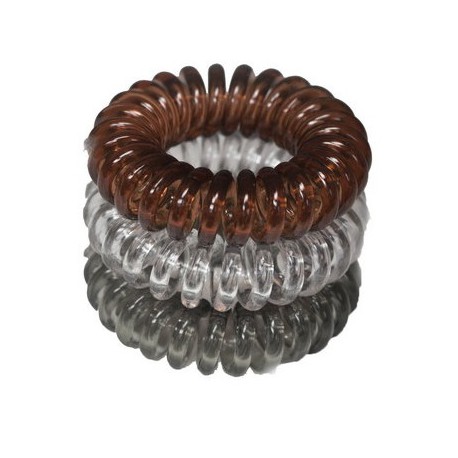 Ronney Funny Ring Bubble - S3 MET - zestaw gumek do włosów 3 szt.