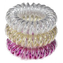 Ronney Funny Ring Bubble - S9 MET - zestaw gumek do włosów 3 szt.