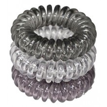 Ronney Funny Ring Bubble - S10 MET - zestaw gumek do włosów 3 szt.
