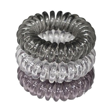 Ronney Funny Ring Bubble - S10 MET - zestaw gumek do włosów 3 szt.