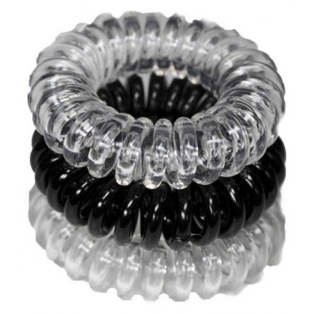 Ronney Funny Ring Bubble - S14 MAT - zestaw gumek do włosów 3 szt.