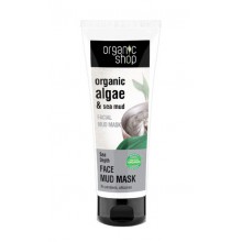 Organic Shop Face Mud Mask - oczyszczająca maska błotna z algami 75 ml
