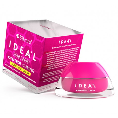 Silcare Ideal Led Gel - Authenthic Clear - żel budujący UV/LED 30 g
