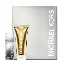 Michael Kors White Luminous Gold - Zestaw spray EDP 50 ml + balsam do ciała 100 ml