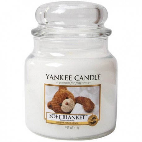 Yankee Candle Soft Blanket słoik średni świeca zapachowa