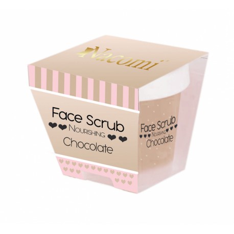 Nacomi Face Scrub Nourishing Chocolate - Odżywczy peeling do twarzy i ust