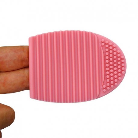 Brushegg silikonowa myjka do pędzli - różowa