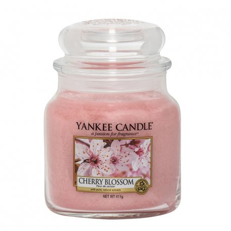Yankee Candle Cherry Blossom słoik średni świeca zapachowa