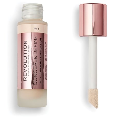 Makeup Revolution Conceal & Define Full Coverage Foundation - F6.5 - podkład kryjący Makeup Revolution Conceal & Define Full Coverage Foundation - F6.5 - podkład kryjący