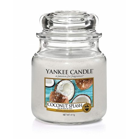 Yankee Candle Coconut Splash - słoik średni świeca zapachowa
