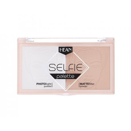 Hean Selfie Palette - paleta pudrów utrwalających makijaż