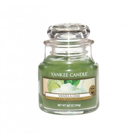 Yankee Candle Vanilla Lime słoik mały świeca zapachowa