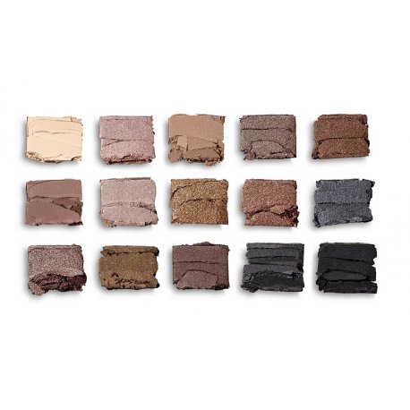 Makeup Revolution Reloaded - Smoky Neutrals - paleta 15 cieni do powiek Makeup Revolution Reloaded - Smoky Neutrals - paleta 15 cieni do powiek