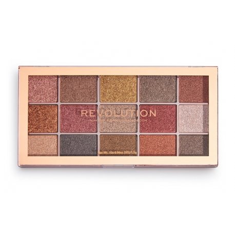 Makeup Revolution Foil Frenzy - Fusion - paleta 15 foliowych cieni do powiek