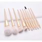 GlamRush Zestaw pędzli do makijażu - Gold - Nude Brush Set G160 - 10 szt. + etui/kosmetyczka