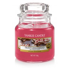 Yankee Candle Frosty Gingerbread słoik mały świeca zapachowa