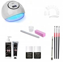 ELISIUM-Zestaw-startowy-FLEXYGEL 25g-+-Formy-100-szt.-+-Akcesoria-+-Lampa-UV-LED-72W ELISIUM-Zestaw-startowy-FLEXYGEL 25g-+-Formy-100-szt.-+-Akcesoria-+-Lampa-UV-LED-72W