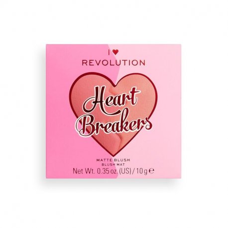 Makeup Revolution Heartbreakers Matte Blush - Inspiring - wypiekany matowy róż