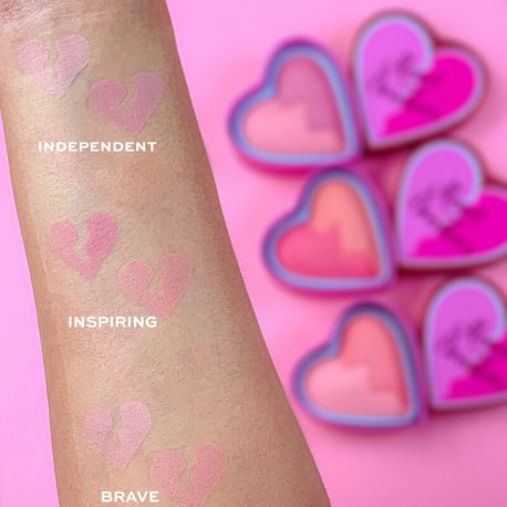 Makeup Revolution Heartbreakers Matte Blush - Inspiring - wypiekany matowy róż