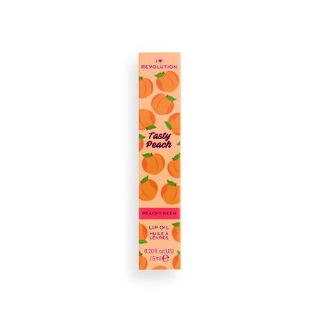 Makeup Revolution Tasty Peach Lip Oil - Peachy Keen - olejek do ust