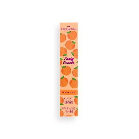 Makeup Revolution Tasty Peach Lip Oil - Peachy Juice - olejek do ust