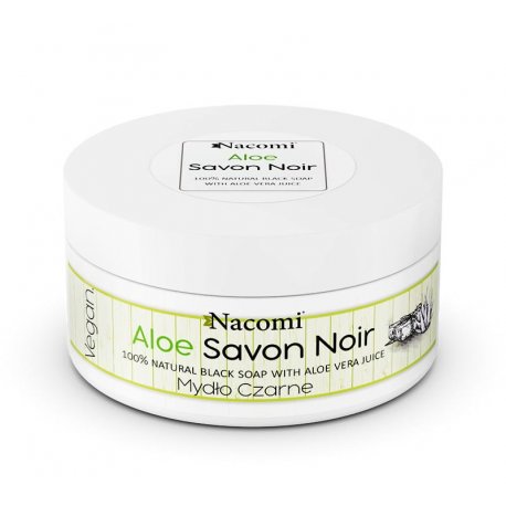 Nacomi Aloe Savon Noir - aloesowe czarne mydło 125 g