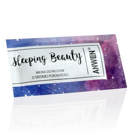 Anwen - Saszetka - Sleeping Beauty - Nocna maska do włosów o średniej porowatości 10ml