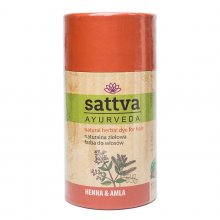 Sattva Henna - Amla - Naturalna ziołowa farba do włosów 150g