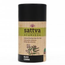 Sattva Henna - Black - Naturalna ziołowa farba do włosów 150g