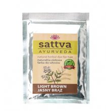 Sattva Henna Sac - Light Brown - ziołowa farba do włosów (saszetka)