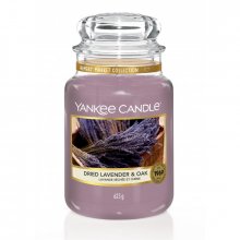 Yankee Candle Dried Lavender & Oak słoik duży świeca zapachowa
