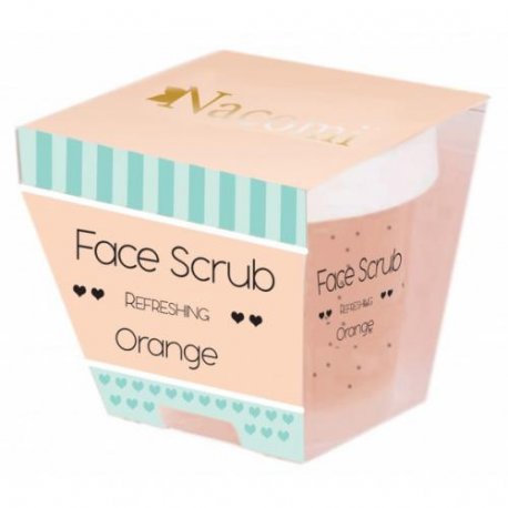 Nacomi Face Scrub Refreshing Orange - Odświeżający peeling do twarzy i ust